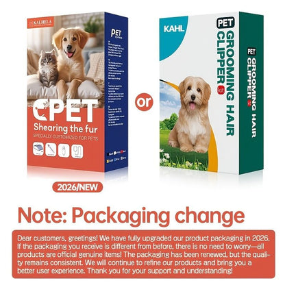 Quiet Pet Grooming Clipper Set for Home Use, Rechargeable Professional Grooming Clipper V1265-AU-096-BIAOPEI