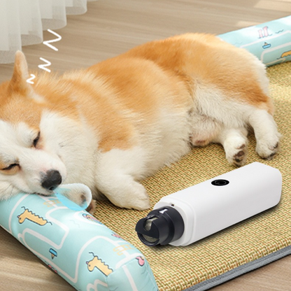 Rechargeable Electric Pet Nail Grinder with LED Light, Universal Grinder for Cats and Dogs - Pink V1265-AU-100-FEN