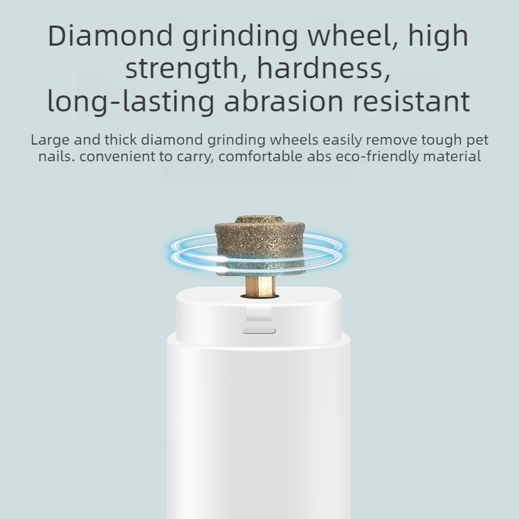 Rechargeable Electric Pet Nail Grinder with LED Light, Universal Grinder for Cats and Dogs - Green V1265-AU-100-LV