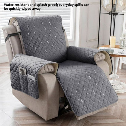Waterproof and Non-Slip Single Armchair Cushion, Pet-Resistant and Machine-Washable Sofa Cover - Dark Gray V1265-AU-101-SHENGHUI