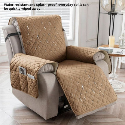 Waterproof and Non-Slip Single Sofa Cushion, Pet-Resistant and Washable Sofa Cover - Brown V1265-AU-101-ZONG