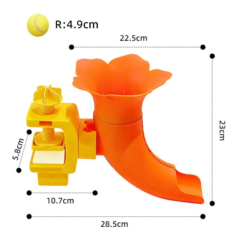 Automatic Pet Ball Launcher, Tennis Ball Launcher, Interactive Pet Toy to Keep Your Pet Entertained - Red V1265-AU-103-HONG