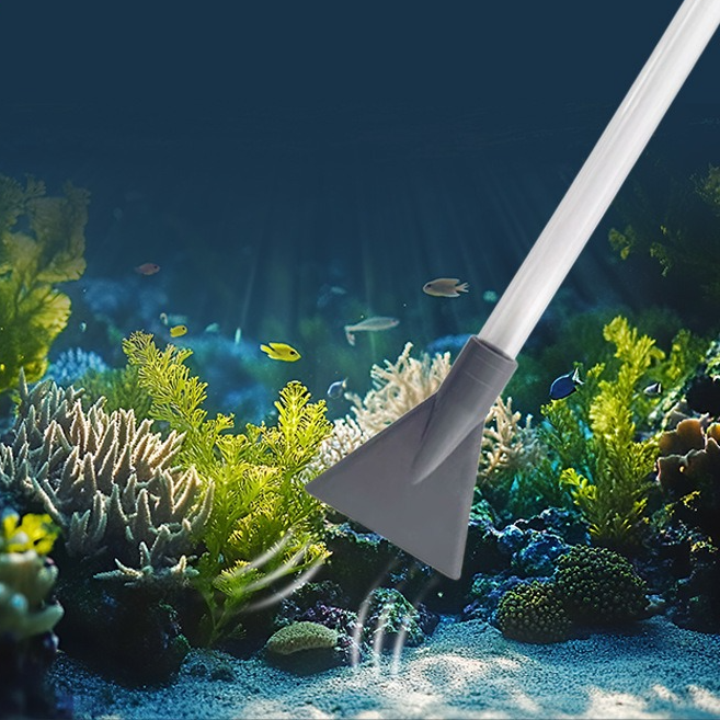 3-in-1 Aquarium Water Change Tool: Sand Cleaning / Waste Removal / Water Change, Siphon Pump - 2.2 m V1265-AU-104-2-2M