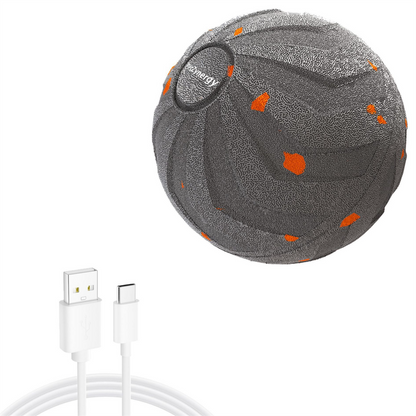 Smart Interactive Dog Toy Ball, Auto-Bouncing and Spinning, E-TPU Bite-Resistant and Rechargeable - Gray V1265-AU-106-HUI
