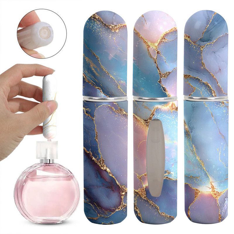 3-Pack - 5ml Portable Perfume Refill Bottles, Bottom-Fill Leak-Proof Travel Spray Bottles - Starry Blue V1265-AU-116-XINLAN