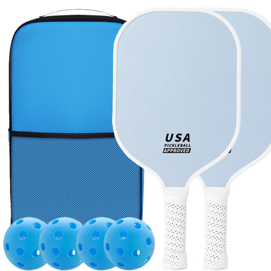 2-Player Pickleball Paddle Set, Durable Glass Fiber Pickleball Racquets with Comfort Grip, Includes 4 Balls & V1265-AU-128-TIANLAN