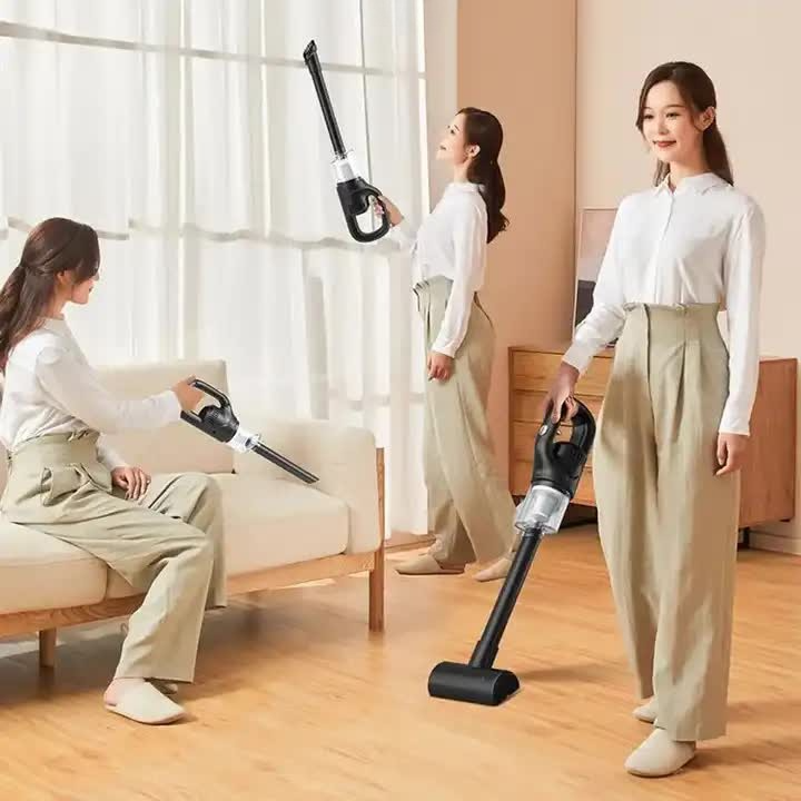 Portable Cordless Handheld Vacuum, High-Power Rechargeable Cleaner with Multiple Nozzles - Black V1265-AU-130-HEI