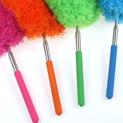 6-Pack, Telescopic Microfiber Duster with Extendable Handle, for High Ceiling & Fan Cleaning - Red V1265-AU-131-HONG-6