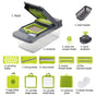 Kitchen Vegetable Slicer and Dicer, 15-Piece Set with Container, Safety Guard, Drain Basket, and Storage V1265-AU-133-LV