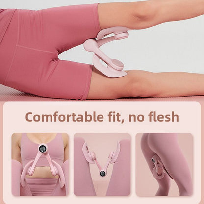 Pink - Multifunctional Thigh Master Trainer with Calorie & Time Counter, Home Kegel Exerciser for Inner V1265-AU-139-FEN