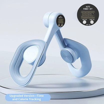 Blue - Multifunctional Thigh Master Trainer with Calorie & Time Counter, Home Kegel Exerciser for Inner V1265-AU-139-LAN