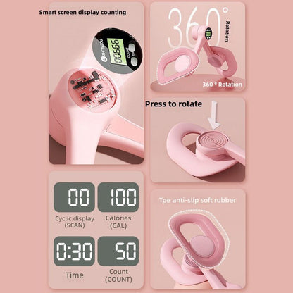 Blue - Multifunctional Thigh Master Trainer with Calorie & Time Counter, Home Kegel Exerciser for Inner V1265-AU-139-LAN