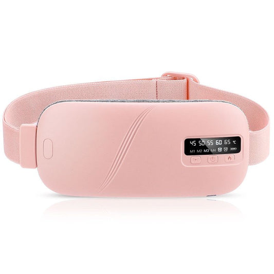 LED Display Period Heating Belt for Women, 5 Heat Settings & 4 Vibration Modes Wireless Menstrual Cramp V1265-AU-153-FEN