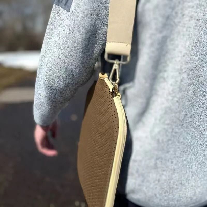 Pickleball Paddle Cover, Breathable Perforated Racket Protector Case with Zipper Pocket & Adjustable V1265-AU-156-BAI