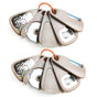 5 In 1 Portable Kitchen Gadget Set, Stainless Steel Pizza Cutter, Peeler, Cheese Grater, Garlic Grinder & V1265-AU-157-2