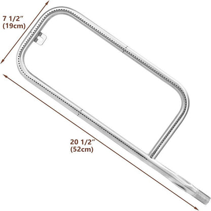 Grill Burner Tube Replacement Part, 304 Stainless Steel U-Shaped Gas Burner Fits Weber Q200 Q220 Q2000 Q2200 V1265-AU-164