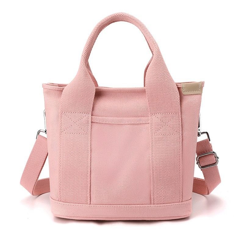 Multi-Compartment Canvas Tote Bag, 3-Way Handheld, Crossbody, and Shoulder Bag with Adjustable Strap for V1265-AU-167-FEN