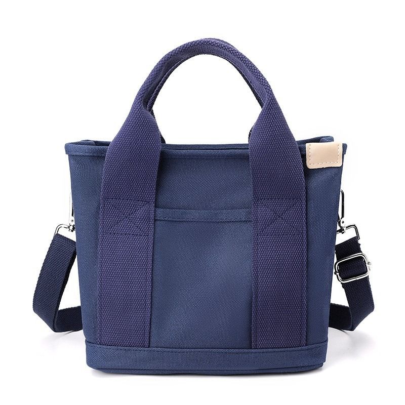 Multi-Compartment Canvas Tote Bag, 3-Way Handheld, Crossbody, and Shoulder Bag with Adjustable Strap for V1265-AU-167-LAN