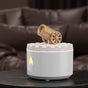Cannon-Shaped Smoke Ring Aroma Diffuser and Humidifier, 2 Mist Modes, RGB Color-Changing Lava Lamp Essential V1265-AU-171-BAIJIN