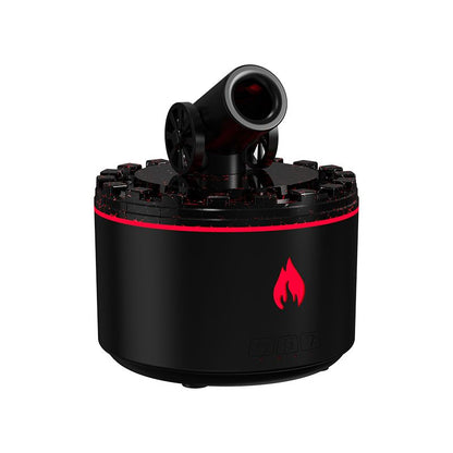 Cannon-Shaped Smoke Ring Aroma Diffuser and Humidifier, 2 Mist Modes, RGB Color-Changing Lava Lamp Essential V1265-AU-171-HEI