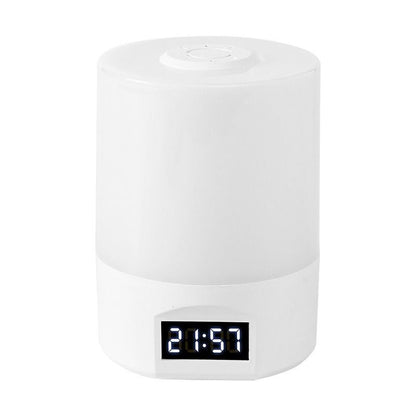 Remote Control Touch Bedside Night Light with Digital Clock, 3 Color Temperature & Dimmable LED Table V1265-AU-174-BAI
