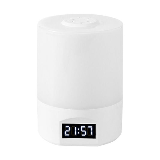 Remote Control Touch Bedside Night Light with Digital Clock, 3 Color Temperature & Dimmable LED Table V1265-AU-174-BAI
