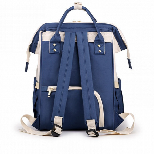 Large Capacity Dry/Wet Separate Nylon Backpack, Multifunctional Portable, Multi-Pocket Baby Diaper Bag V1265-AU-175-FEN