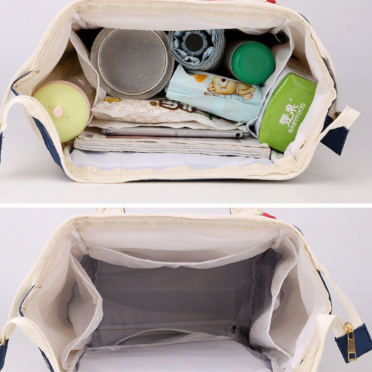 Large Capacity Dry/Wet Separate Nylon Backpack, Multifunctional Portable, Multi-Pocket Baby Diaper Bag V1265-AU-175-LAN