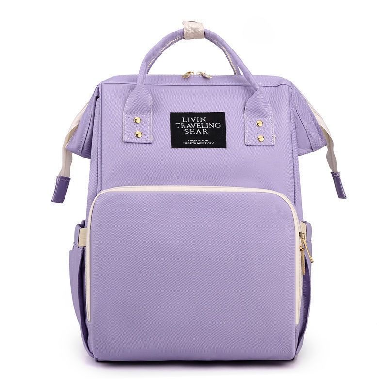 Large Capacity Dry/Wet Separate Nylon Backpack, Multifunctional Portable, Multi-Pocket Baby Diaper Bag V1265-AU-175-QIANZI