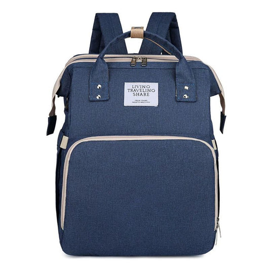 Convertible Baby Bed Diaper Backpack, Waterproof Oxford Multifunction Mommy Bag, Hand/Shoulder/Backpack 3-Way V1265-AU-176-SHENGLAN