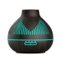 (2-Pack) 500mL Wood-Grain Ultrasonic Diffuser and Humidifier, 7-Color LED Night Light with Timer, for Home, V1265-AU-179-SHENMU-2