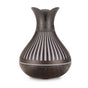 Wood Grain Flower Vase Diffuser and Humidifier, 7-Color LED Light, Timer, and Remote Control, 500 mL V1265-AU-180-SHENMU