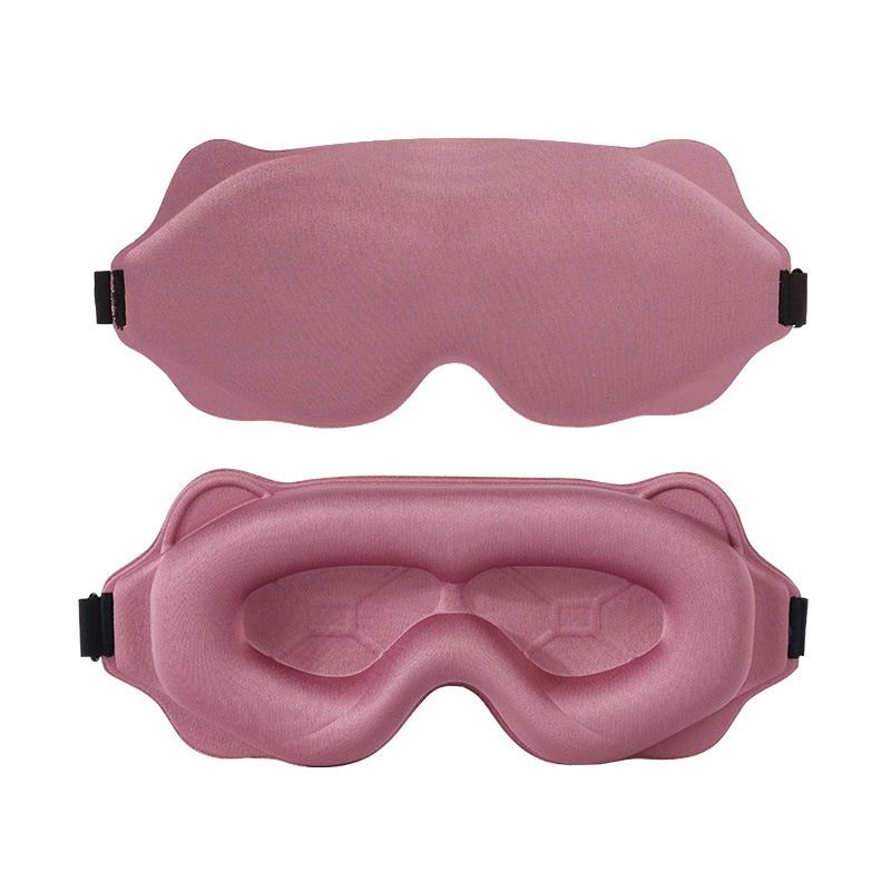 3D Contoured Sleep Mask, Breathable Fabric with Adjustable Strap, Light-Blocking Eye Mask for Sleeping, V1265-AU-200-FEN