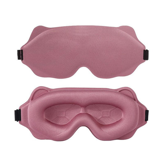 3D Contoured Sleep Mask, Breathable Fabric with Adjustable Strap, Light-Blocking Eye Mask for Sleeping, V1265-AU-200-FEN