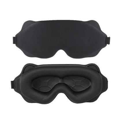 3D Contoured Sleep Mask, Breathable Fabric with Adjustable Strap, Light-Blocking Eye Mask for Sleeping, V1265-AU-200-HEI