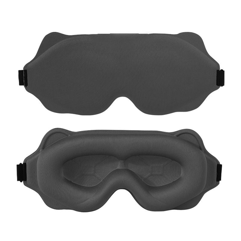 3D Contoured Sleep Mask, Breathable Fabric with Adjustable Strap, Light-Blocking Eye Mask for Sleeping, V1265-AU-200-HUI