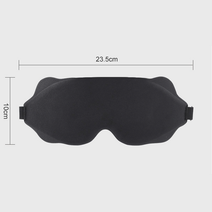 3D Contoured Sleep Mask, Breathable Fabric with Adjustable Strap, Light-Blocking Eye Mask for Sleeping, V1265-AU-200-ZI