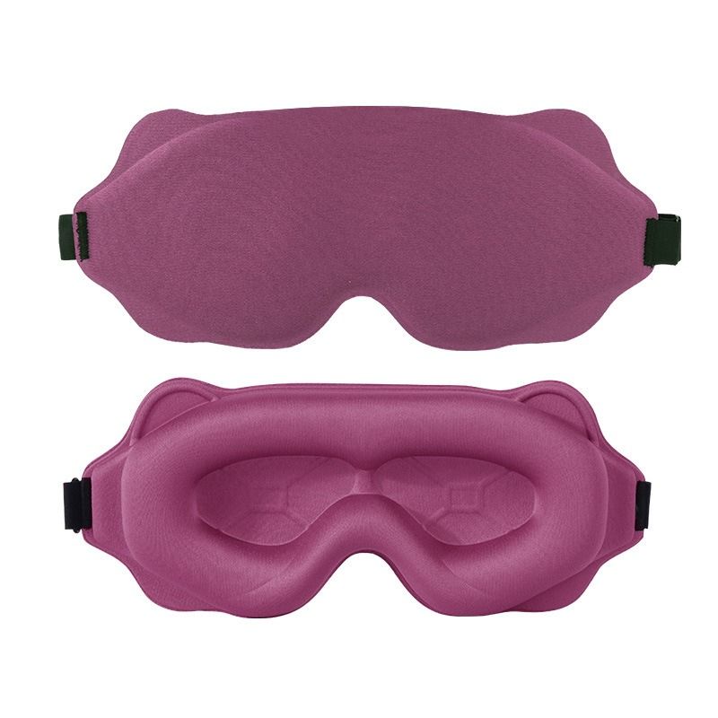 3D Contoured Sleep Mask, Breathable Fabric with Adjustable Strap, Light-Blocking Eye Mask for Sleeping, V1265-AU-200-ZIHONG