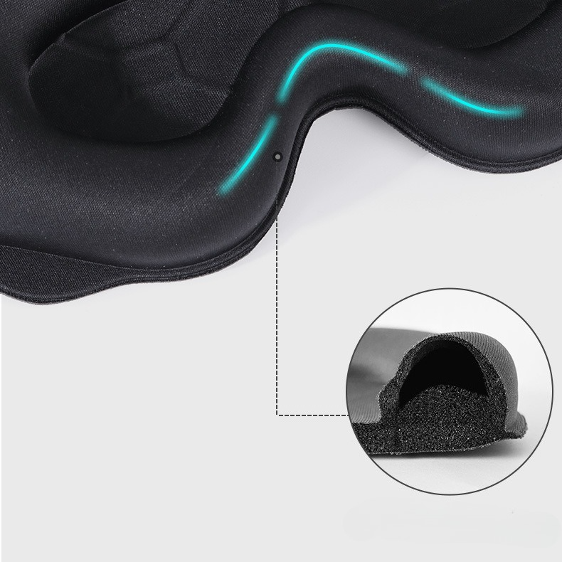 3D Contoured Sleep Mask, Breathable Fabric with Adjustable Strap, Light-Blocking Eye Mask for Sleeping, V1265-AU-200-ZONG
