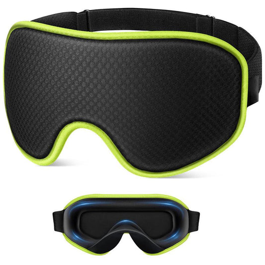 3D Contoured Memory Foam Sleep Eye Mask, Zero Pressure Breathable Mesh Eye Cover with Adjustable Strap for V1265-AU-202-LV