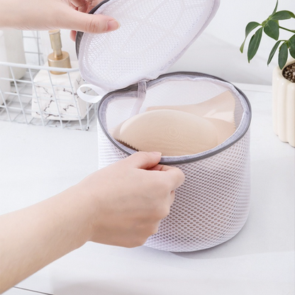 Handheld Mesh Laundry Bag Set, 6 Pcs Thick Polyester Washing Bags with Protective Zipper & Bra Protection V1265-AU-208-FW-6PCS