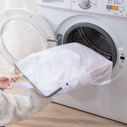 Handheld Mesh Laundry Bag Set, 6 Pcs Thick Polyester Washing Bags with Protective Zipper & Bra Protection V1265-AU-208-FW-6PCS