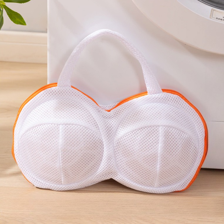 3D Support Bra Laundry Bag, Thick Mesh Bra Wash Bag with Zipper & Handle, Anti-Deformation Bra Protector for V1265-AU-210-JU