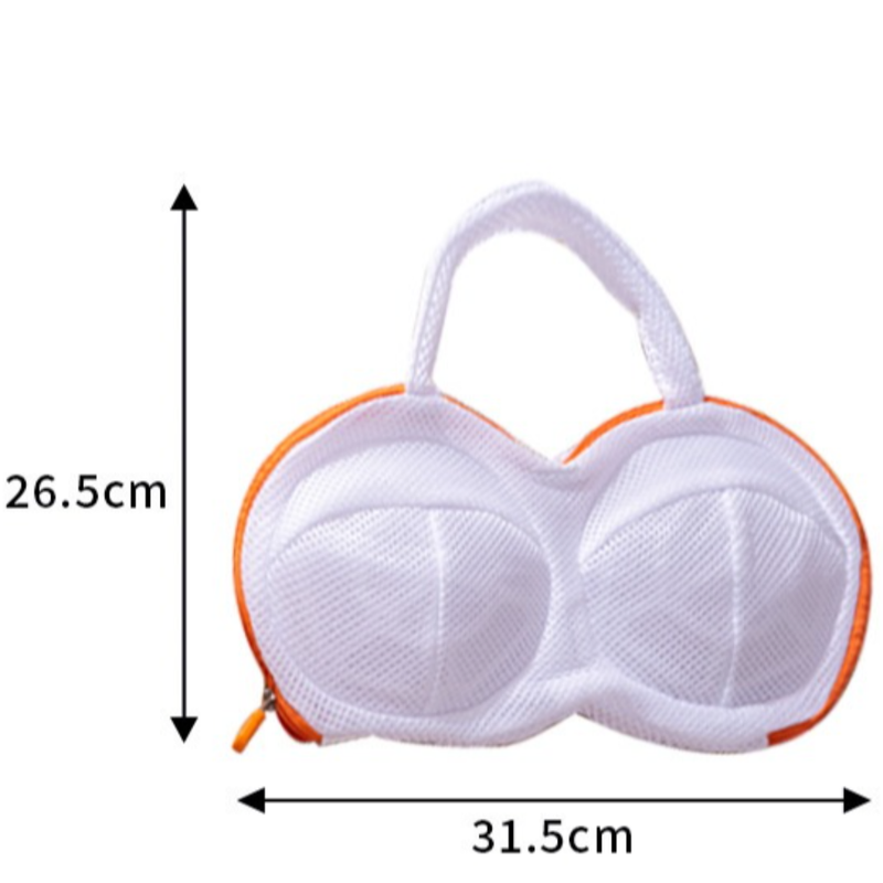 3D Support Bra Laundry Bag, Thick Mesh Bra Wash Bag with Zipper & Handle, Anti-Deformation Bra Protector for V1265-AU-210-JU