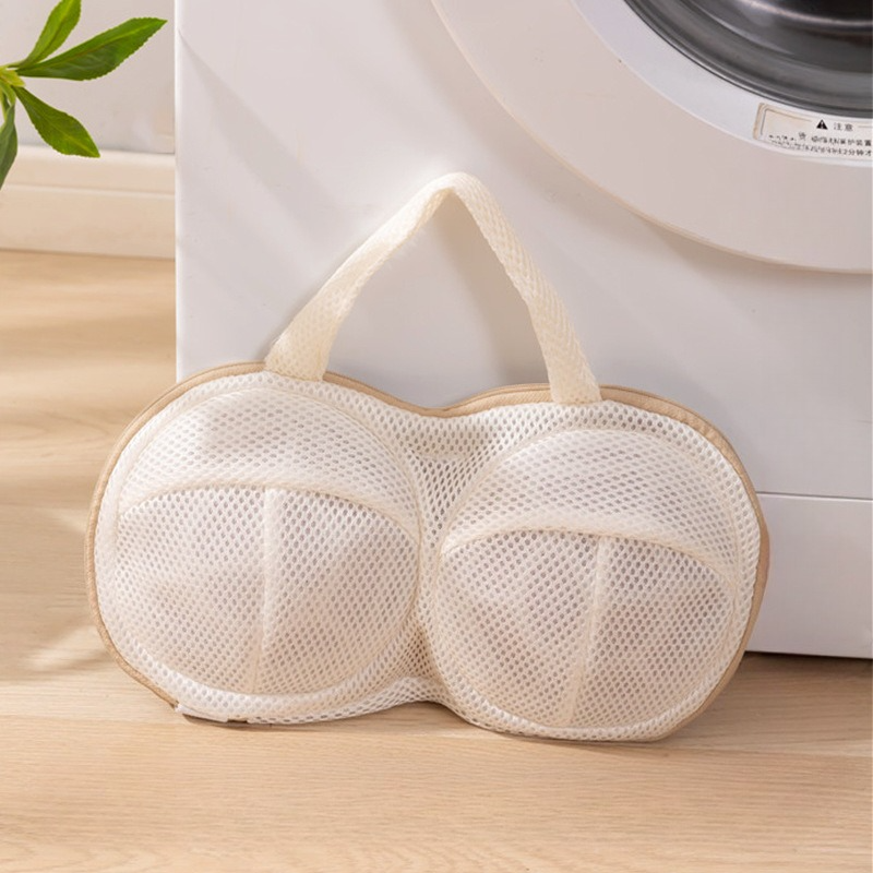 3D Support Bra Laundry Bag, Thick Mesh Bra Wash Bag with Zipper & Handle, Anti-Deformation Bra Protector for V1265-AU-210-MI
