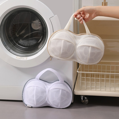 3D Support Bra Laundry Bag, Thick Mesh Bra Wash Bag with Zipper & Handle, Anti-Deformation Bra Protector for V1265-AU-210-WY