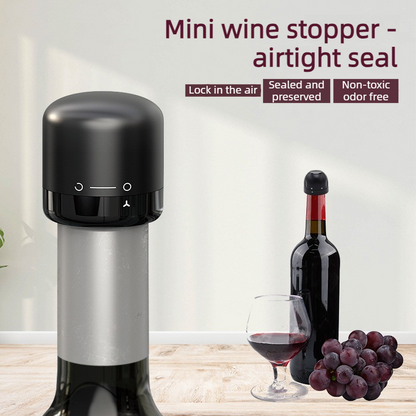 4Pcs Wine Stopper Set (2 Red Wine Stoppers + 2 Champagne Stoppers), Rotatable Lock Design with Food-Grade V1265-AU-215-HEI-4