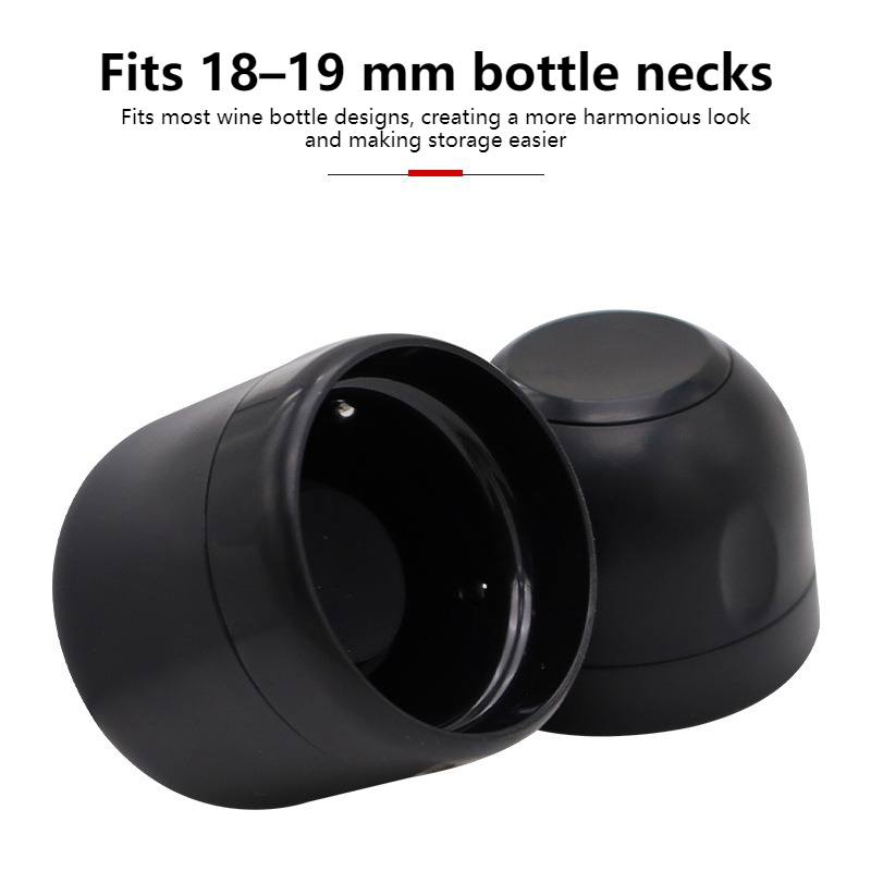 4Pcs Wine Stopper Set (2 Red Wine Stoppers + 2 Champagne Stoppers), Rotatable Lock Design with Food-Grade V1265-AU-215-HEI-4