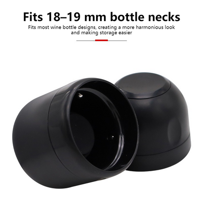 4Pcs Wine Stopper Set (2 Red Wine Stoppers + 2 Champagne Stoppers), Rotatable Lock Design with Food-Grade V1265-AU-215-HEI-4