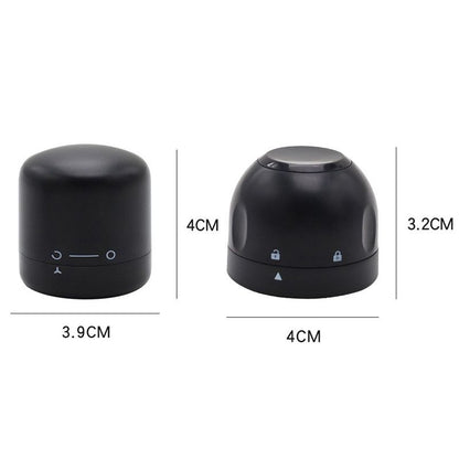 4Pcs Wine Stopper Set (2 Red Wine Stoppers + 2 Champagne Stoppers), Rotatable Lock Design with Food-Grade V1265-AU-215-HEI-4